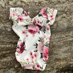 3-6M Floral Onesie (3 Month)